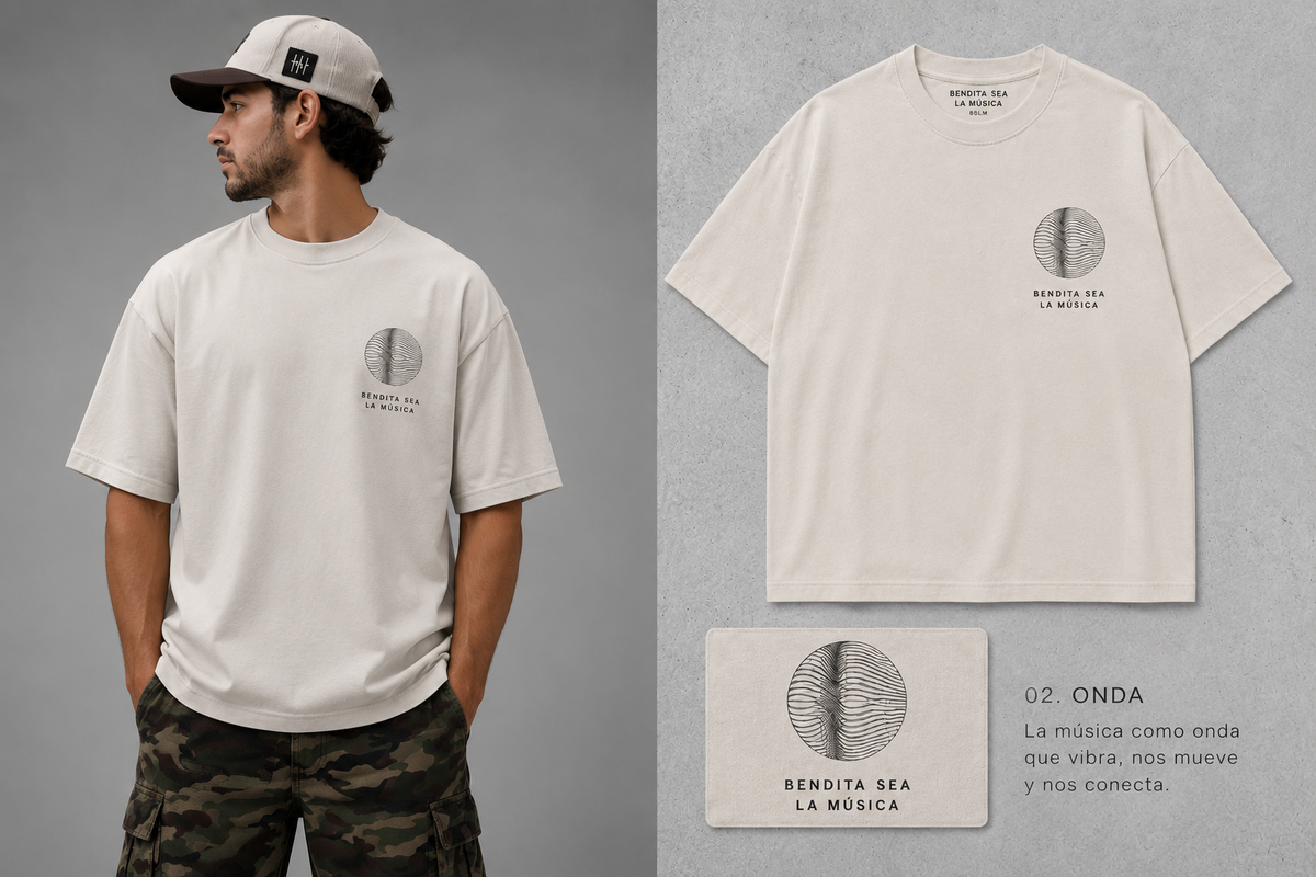 Camiseta Onda Oversize