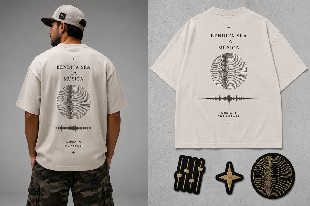 Camiseta Onda Oversize